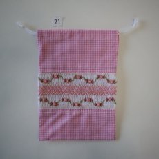 画像2: スモッキング刺繍のミニ巾着 Sサイズ-21 (2)