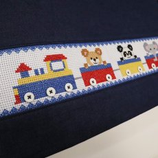 画像3: 78旧商品在庫処分 クロスステッチ刺繍-少し大きめレッスンバッグ (3)